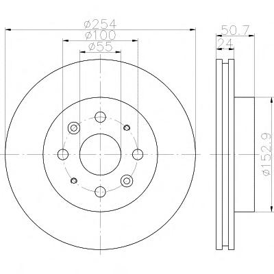 Тормозной диск TEXTAR