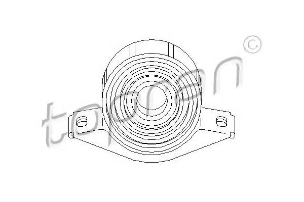 Подвеска, карданный вал TOPRAN