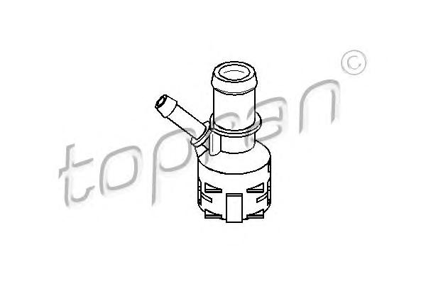 Фланец охлаждающей жидкости TOPRAN