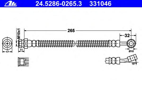 Тормозной шланг ATE