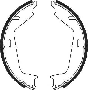Комплект тормозных колодок, стояночная тормозная система FERODO