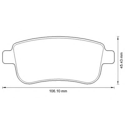Комплект тормозных колодок, дисковый тормоз JURID