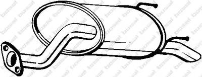 Глушитель BOSAL 163-395