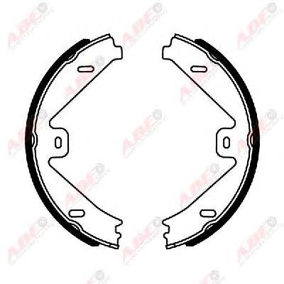 Комплект тормозных колодок, стояночная тормозная система ABE
