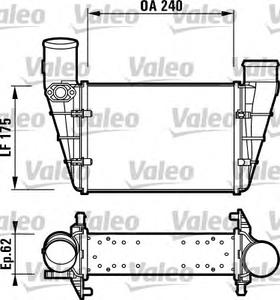 Интеркулер VALEO 817625