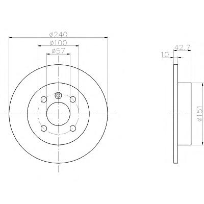 Тормозной диск TEXTAR