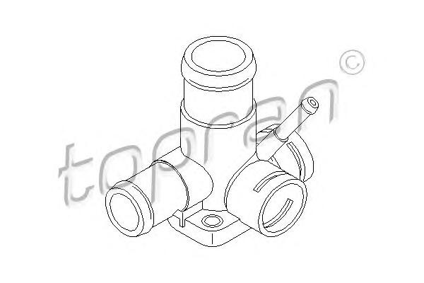 Фланец охлаждающей жидкости TOPRAN