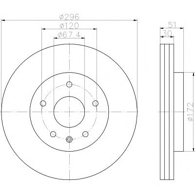 Тормозной диск TEXTAR