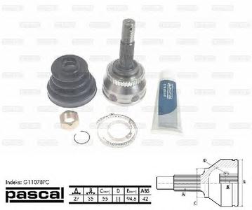 ШРУС PASCAL G11078PC