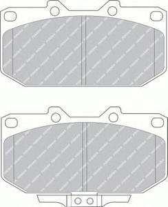 Комплект тормозных колодок, дисковый тормоз FERODO FDB986
