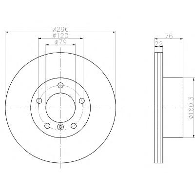 Тормозной диск TEXTAR