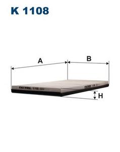 Фильтр салона FILTRON K 1108