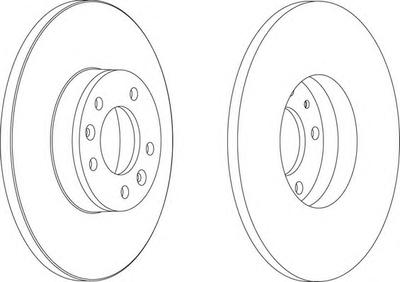 Тормозной диск FERODO DDF1602