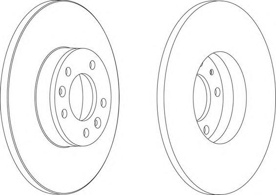 Тормозной диск FERODO