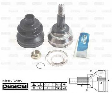 ШРУС PASCAL G12081PC