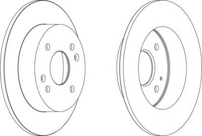 Тормозной диск FERODO DDF1488