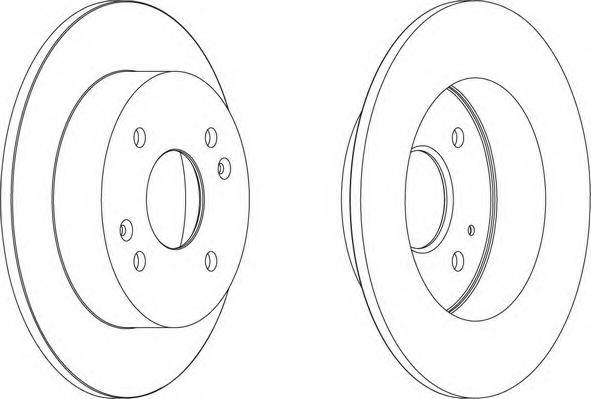 Тормозной диск FERODO