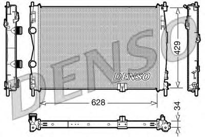 Радиатор охлаждения DENSO DRM46017