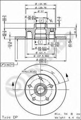 Тормозной диск BREMBO