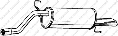 Глушитель BOSAL 185-181