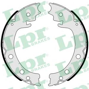 Комплект тормозных колодок, стояночная тормозная система LPR 01041