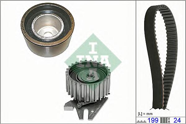 Комплект ремня ГРМ INA