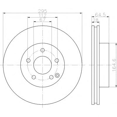 Тормозной диск TEXTAR