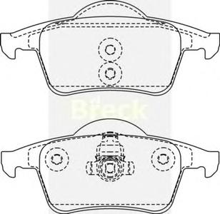Комплект тормозных колодок, дисковый тормоз BRECK 23076 00 702 00