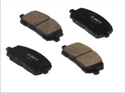 Комплект тормозных колодок, дисковый тормоз ABE C12105ABE