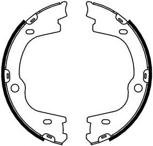 Комплект тормозных колодок, стояночная тормозная система FERODO FSB4087