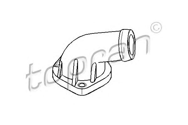 Фланец охлаждающей жидкости TOPRAN
