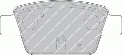 Комплект тормозных колодок, дисковый тормоз FERODO FDB1469