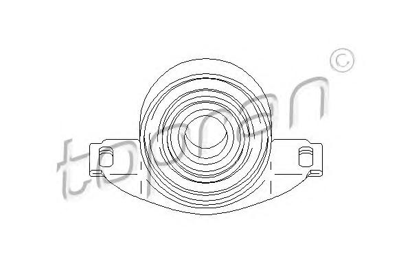 Подвеска, карданный вал TOPRAN