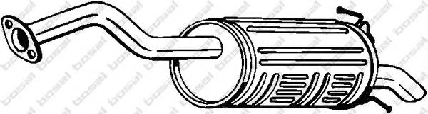 Глушитель выхлопных газов конечный BOSAL