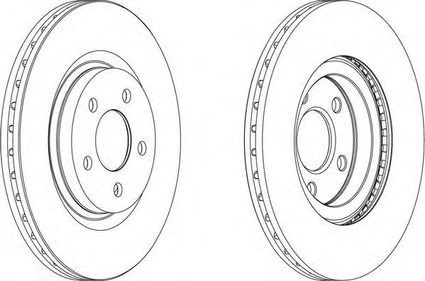 Тормозной диск FERODO