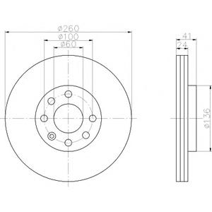 Тормозной диск TEXTAR 98200 1111 0 1