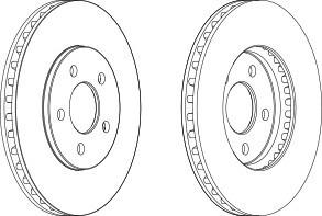 Тормозной диск FERODO