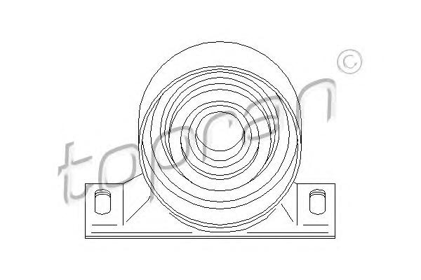 Подвеска, карданный вал TOPRAN