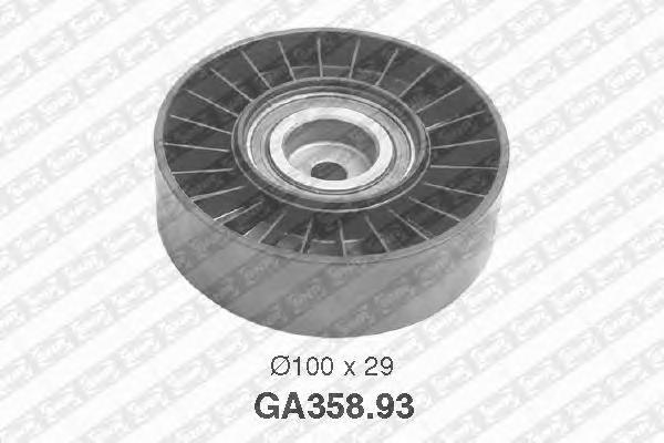 Паразитный / ведущий ролик, поликлиновой ремень SNR