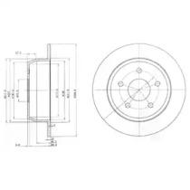 Тормозной диск DELPHI BG3660