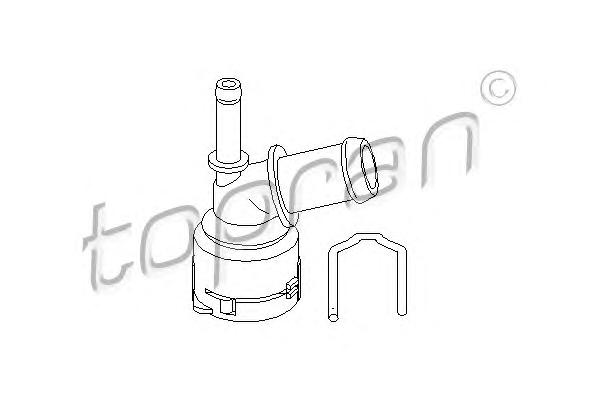 Фланец охлаждающей жидкости TOPRAN
