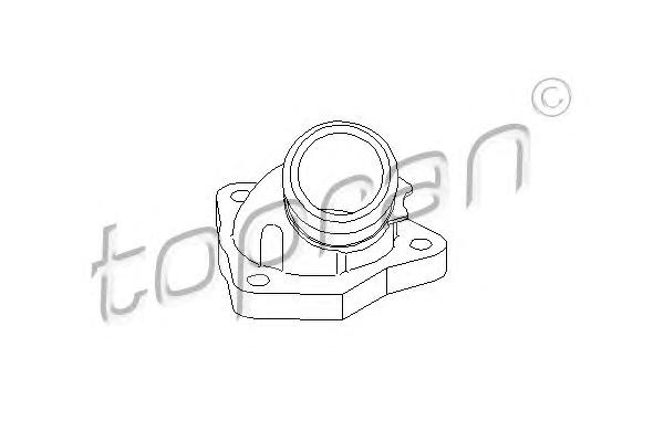 Фланец охлаждающей жидкости TOPRAN