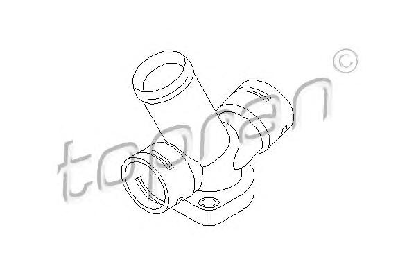 Фланец охлаждающей жидкости TOPRAN