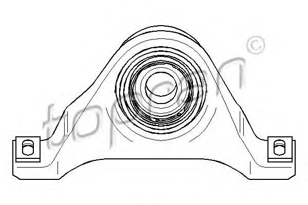Подвеска, карданный вал TOPRAN
