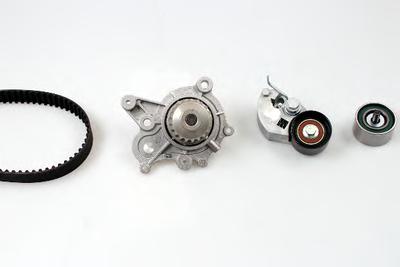 Водяной насос + комплект зубчатого ремня HEPU PK77631