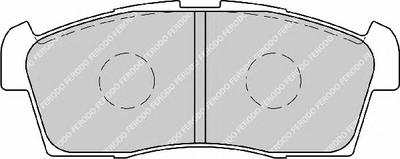 Комплект тормозных колодок, дисковый тормоз FERODO FDB1812