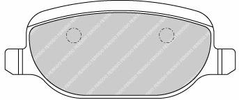 Комплект тормозных колодок, дисковый тормоз FERODO FDB1795