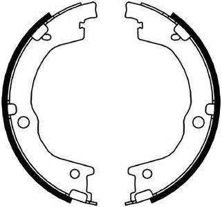 Комплект тормозных колодок, стояночная тормозная система FERODO FSB4049