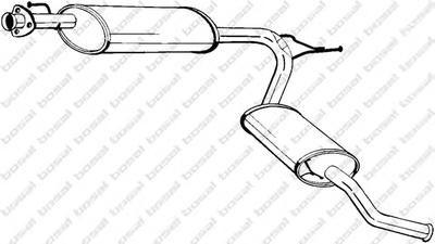 Глушитель BOSAL 283-581