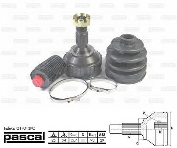 ШРУС PASCAL G1P013PC